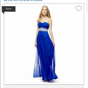 Royal Blue Party Dress